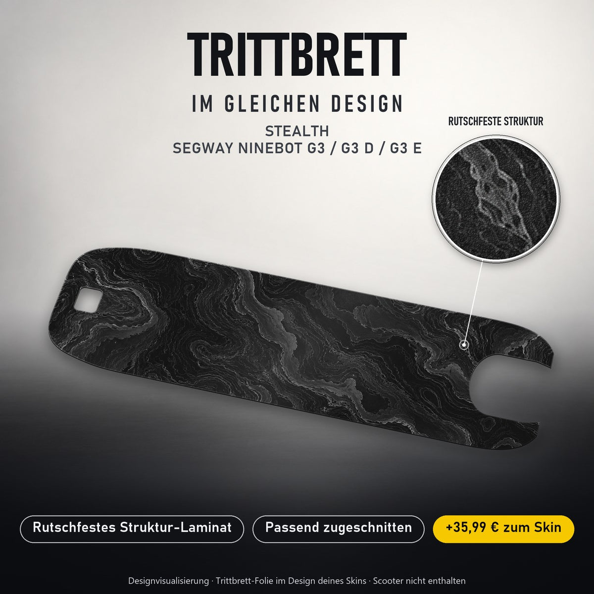 Trittbrett im gleichen Design – STEALTH