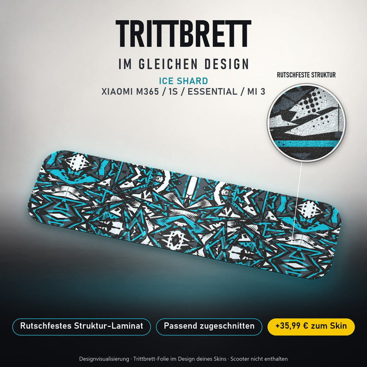Trittbrett im gleichen Design – ICE SHARD