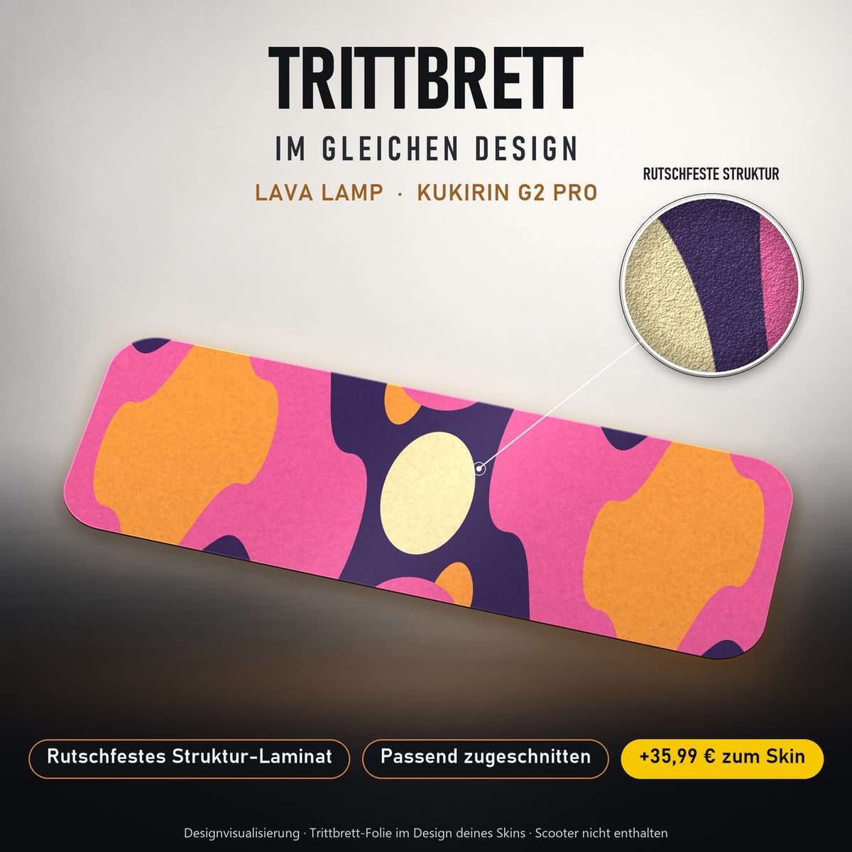 Trittbrett im gleichen Design – LAVA LAMP