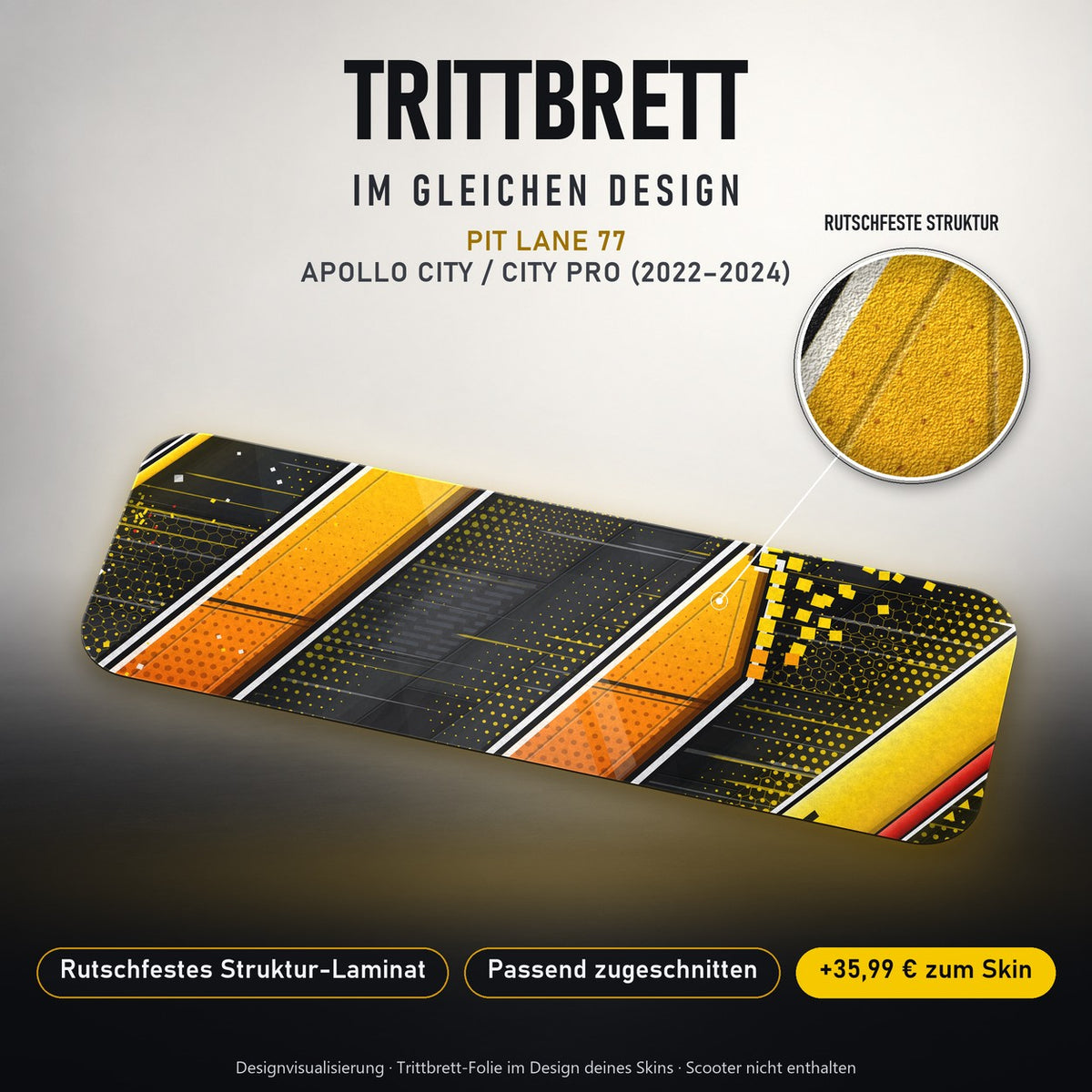 Trittbrett im gleichen Design – PIT LANE 77