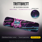 Trittbrett im gleichen Design – NEON TRIBAL