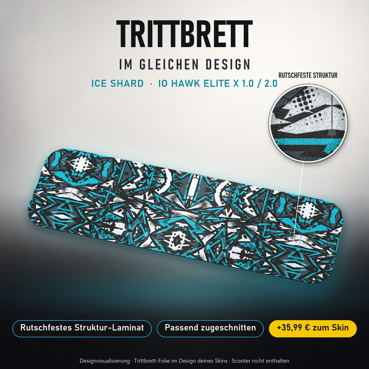 Trittbrett im gleichen Design – ICE SHARD