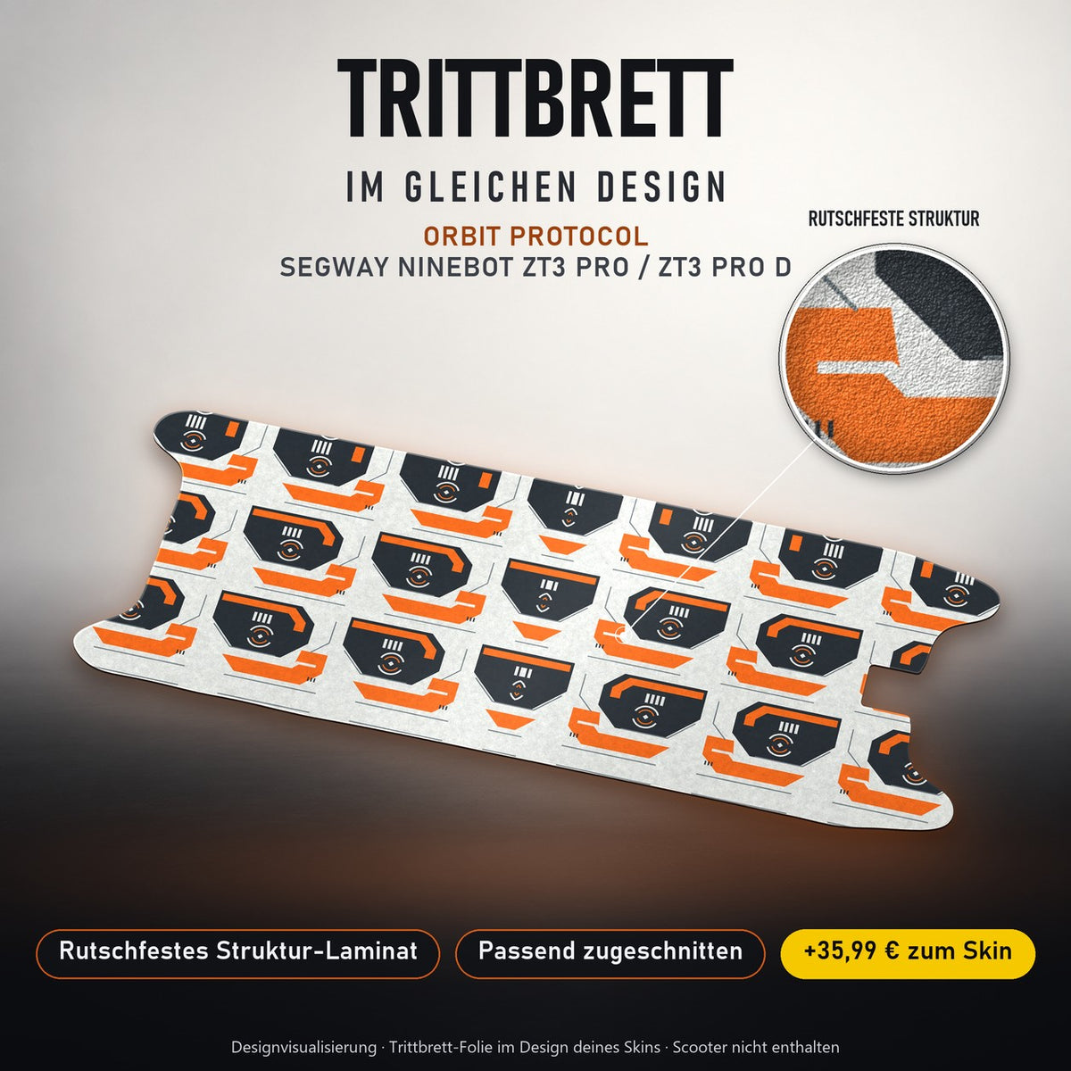 Trittbrett im gleichen Design – ORBIT PROTOCOL