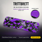 Trittbrett im gleichen Design – PURPLE CYBER CAMOUFLAGE
