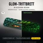 Glow-Trittbrett – DRAGON SCALE, Tag/Nacht