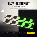 Glow-Trittbrett – AURUM MARBLE, Tag/Nacht