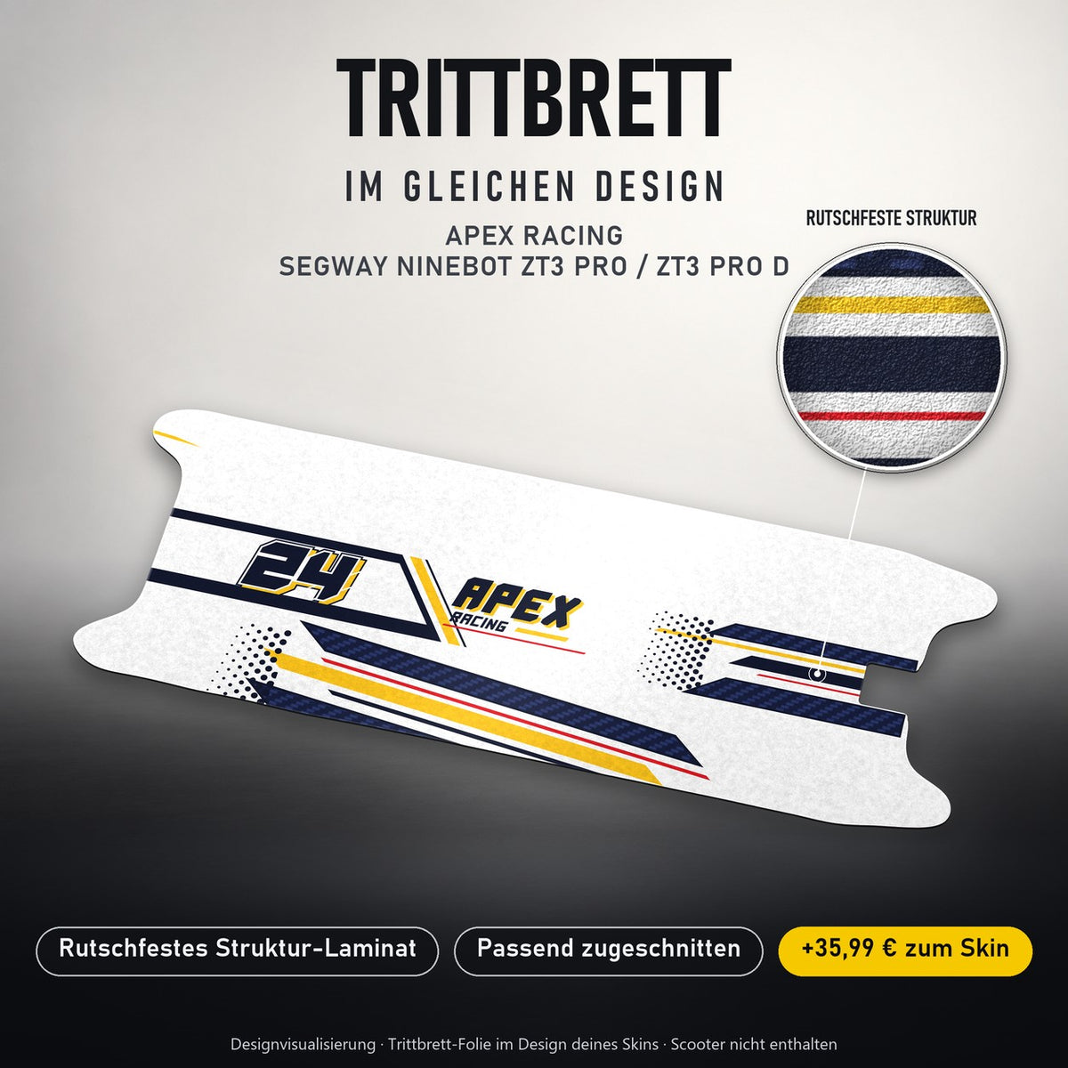 Trittbrett im gleichen Design – APEX RACING