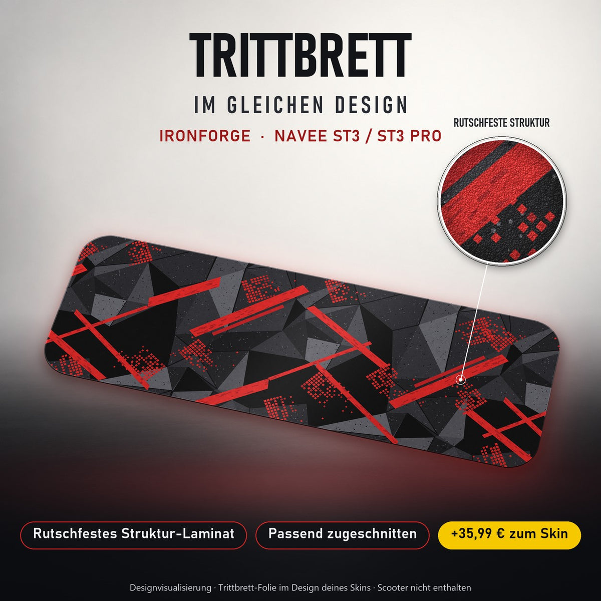 Trittbrett im gleichen Design – IRONFORGE