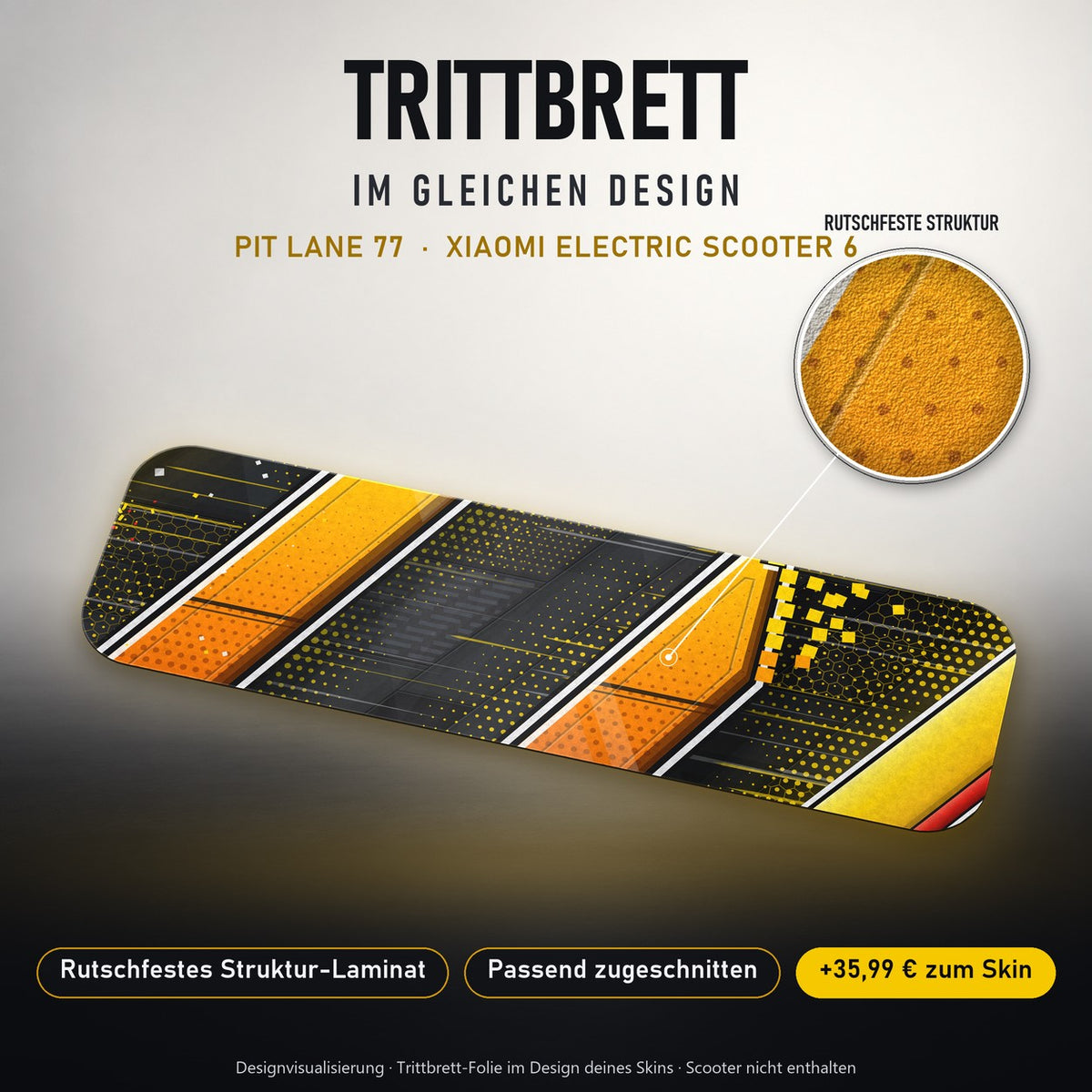 Trittbrett im gleichen Design – PIT LANE 77
