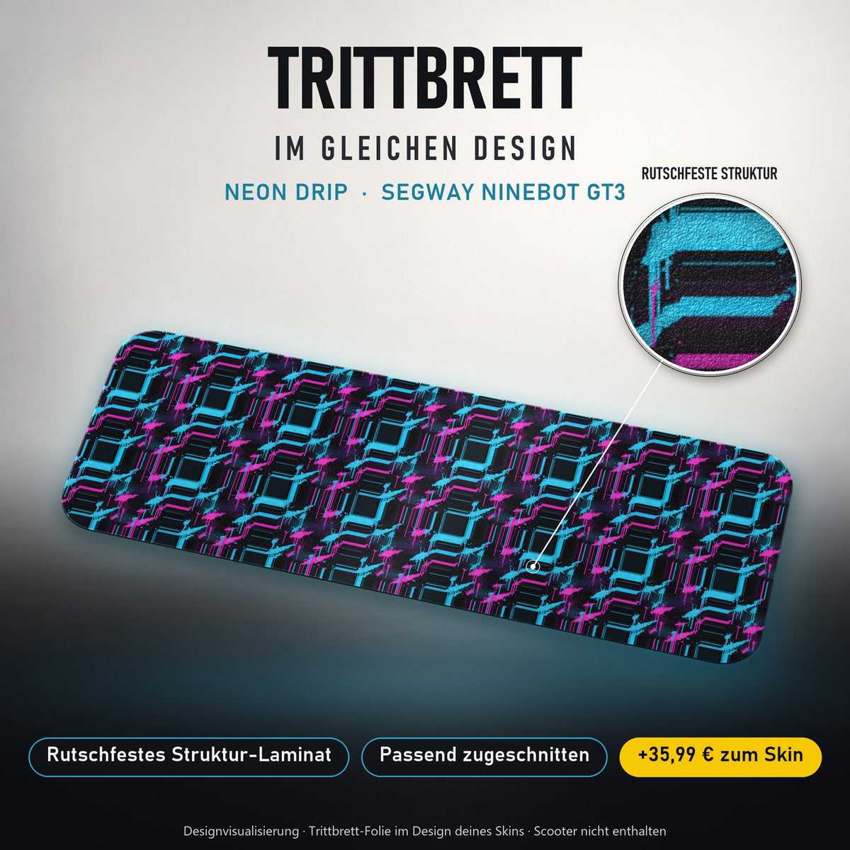Trittbrett im gleichen Design – NEON DRIP