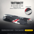 Trittbrett im gleichen Design – URBAN RED CAMO