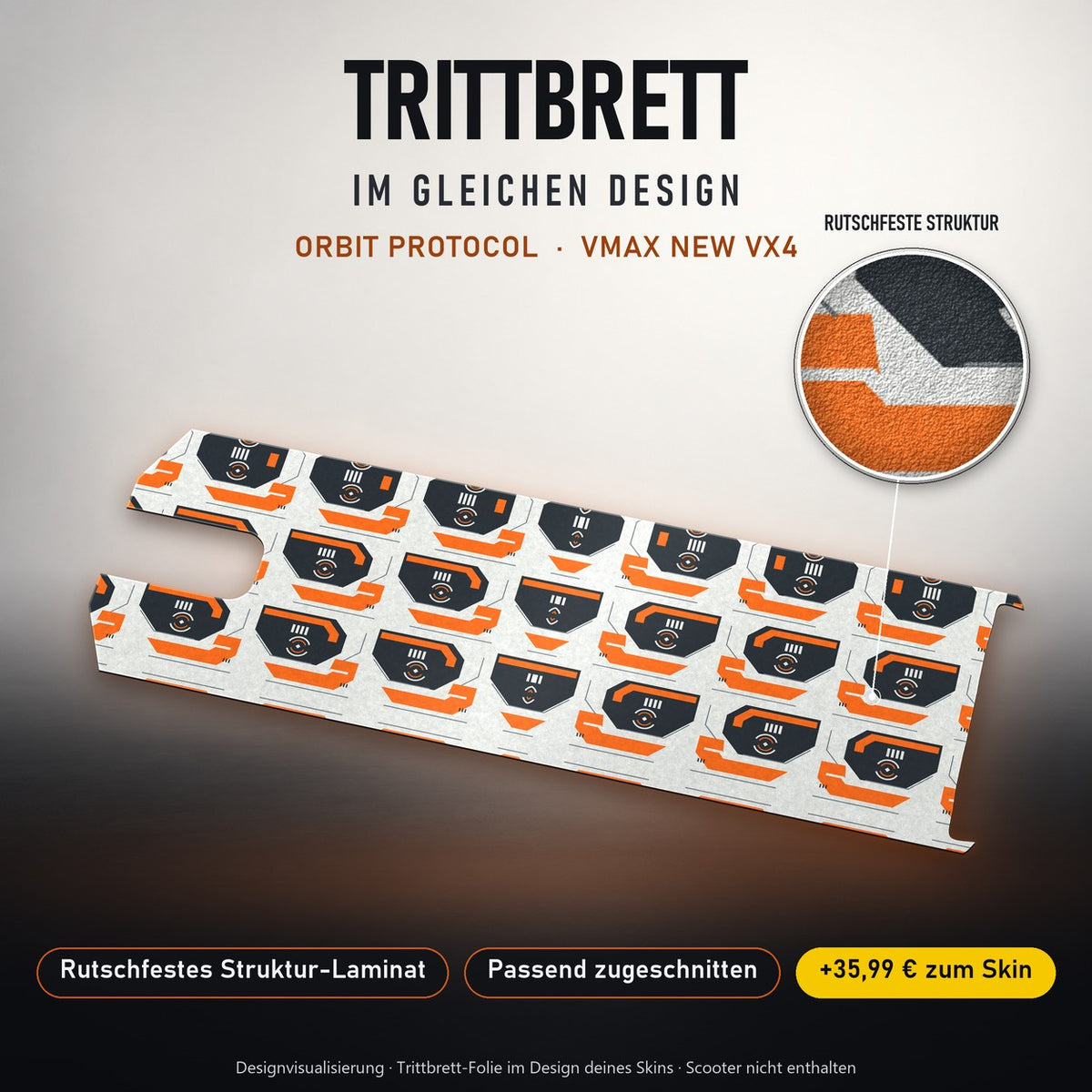 Trittbrett im gleichen Design – ORBIT PROTOCOL