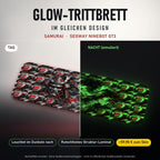 Glow-Trittbrett – SAMURAI, Tag/Nacht