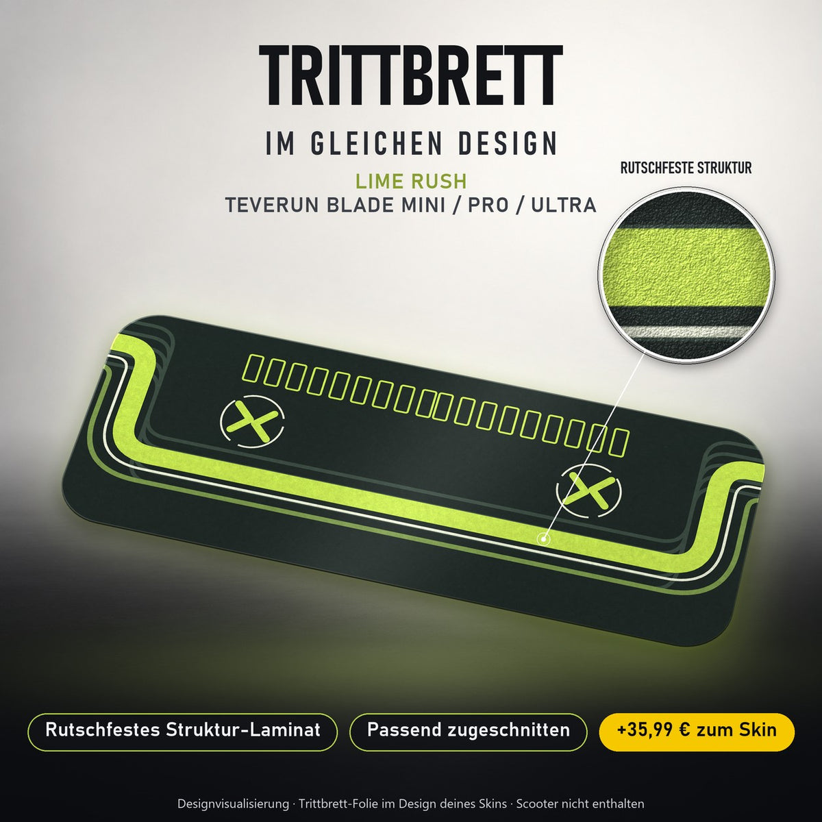 Trittbrett im gleichen Design – LIME RUSH