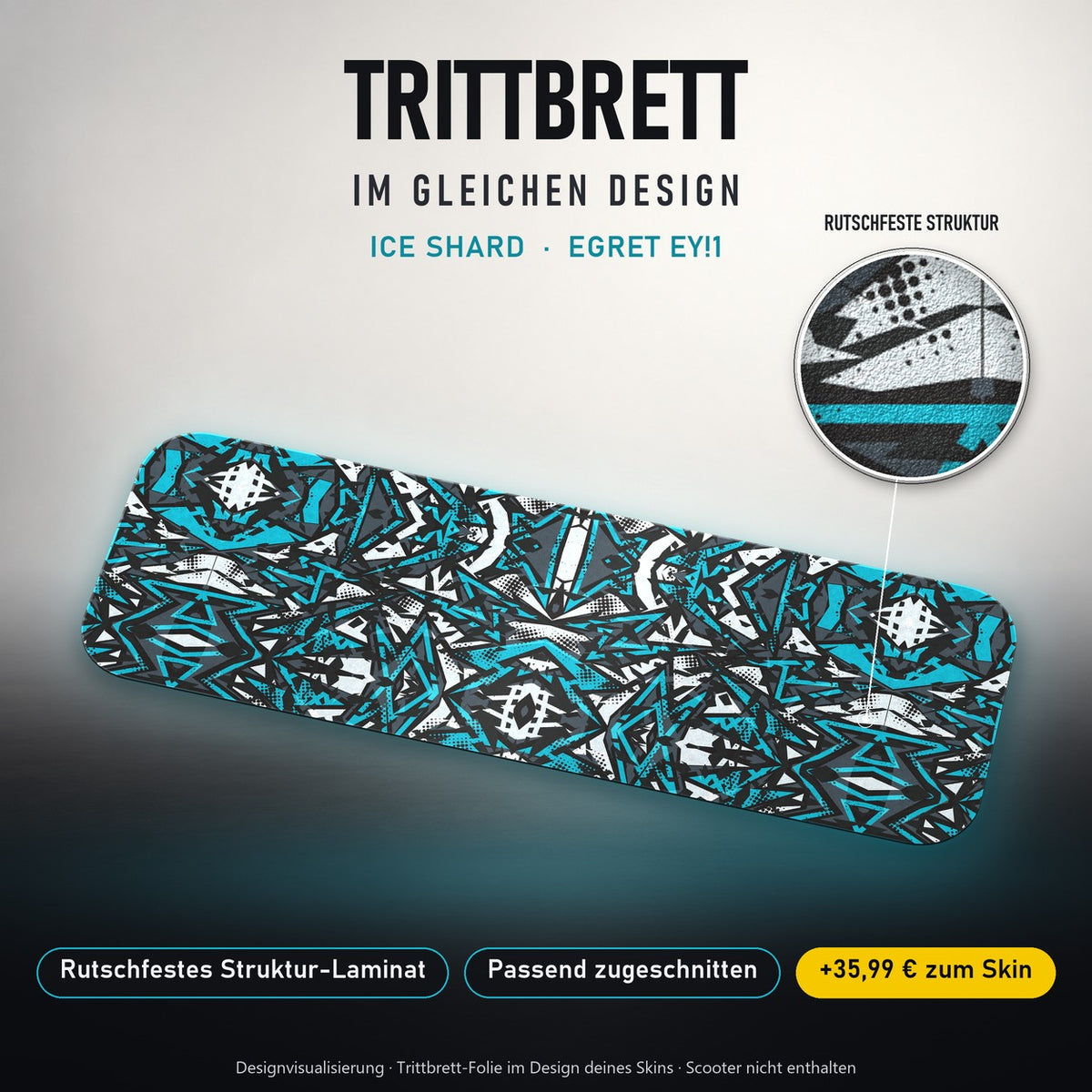 Trittbrett im gleichen Design – ICE SHARD