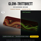 Glow-Trittbrett – SCARLET DRAGON, Tag/Nacht