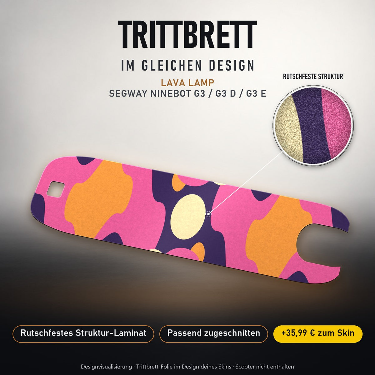 Trittbrett im gleichen Design – LAVA LAMP