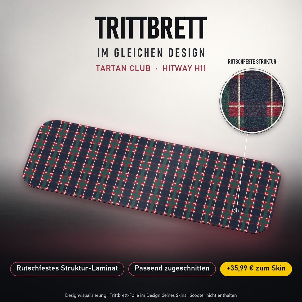 Trittbrett im gleichen Design – TARTAN CLUB