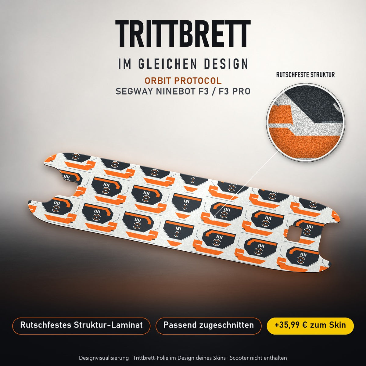 Trittbrett im gleichen Design – ORBIT PROTOCOL