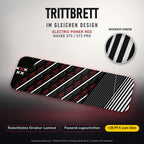 Trittbrett im gleichen Design – ELECTRIC POWER RED