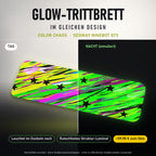 Glow-Trittbrett – COLOR CHAOS, Tag/Nacht