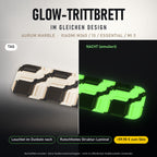 Glow-Trittbrett – AURUM MARBLE, Tag/Nacht