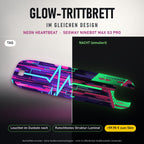 Glow-Trittbrett – NEON HEARTBEAT, Tag/Nacht