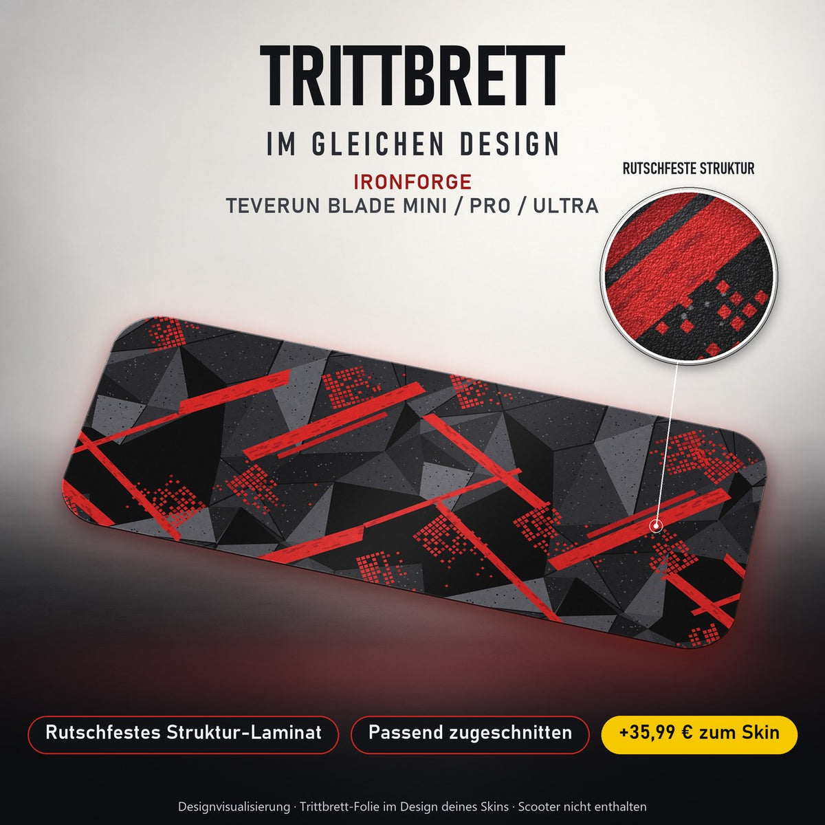 Trittbrett im gleichen Design – IRONFORGE