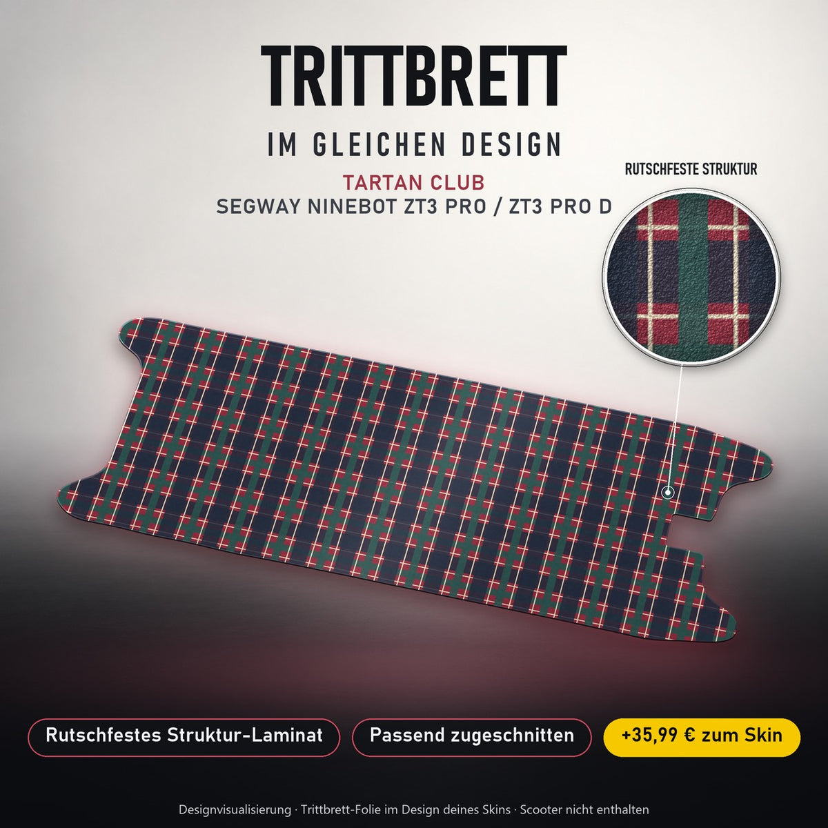 Trittbrett im gleichen Design – TARTAN CLUB