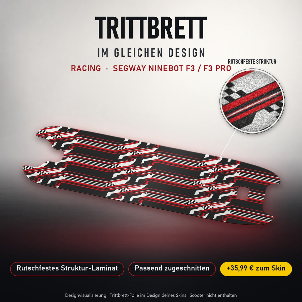 Trittbrett im gleichen Design – RACING