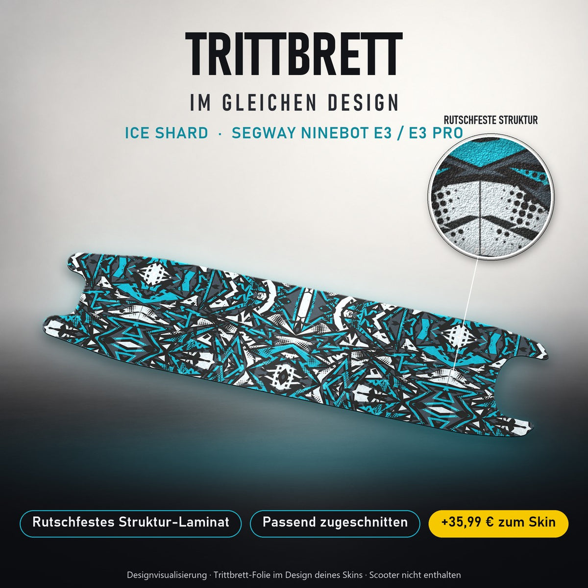 Trittbrett im gleichen Design – ICE SHARD