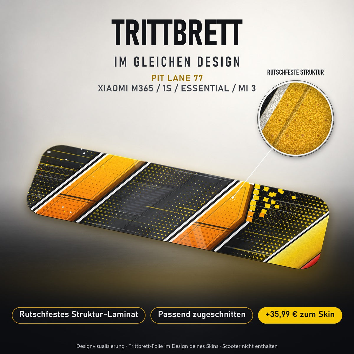 Trittbrett im gleichen Design – PIT LANE 77