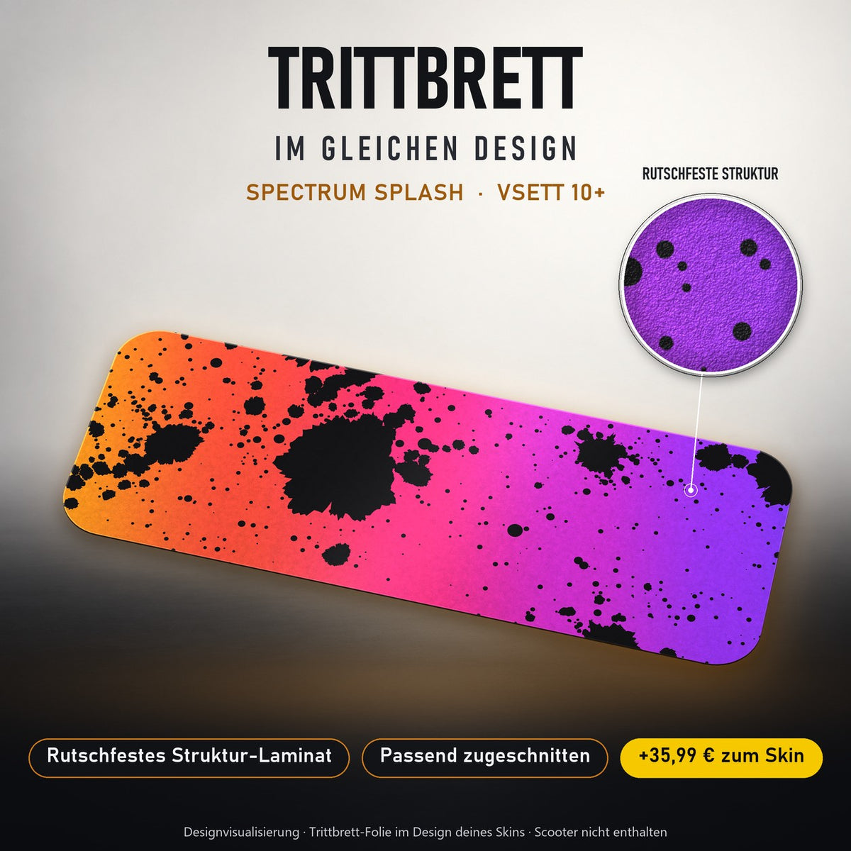 Trittbrett im gleichen Design – SPECTRUM SPLASH