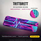 Trittbrett im gleichen Design – NEON HEARTBEAT
