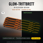 Glow-Trittbrett – RACE VECTOR, Tag/Nacht