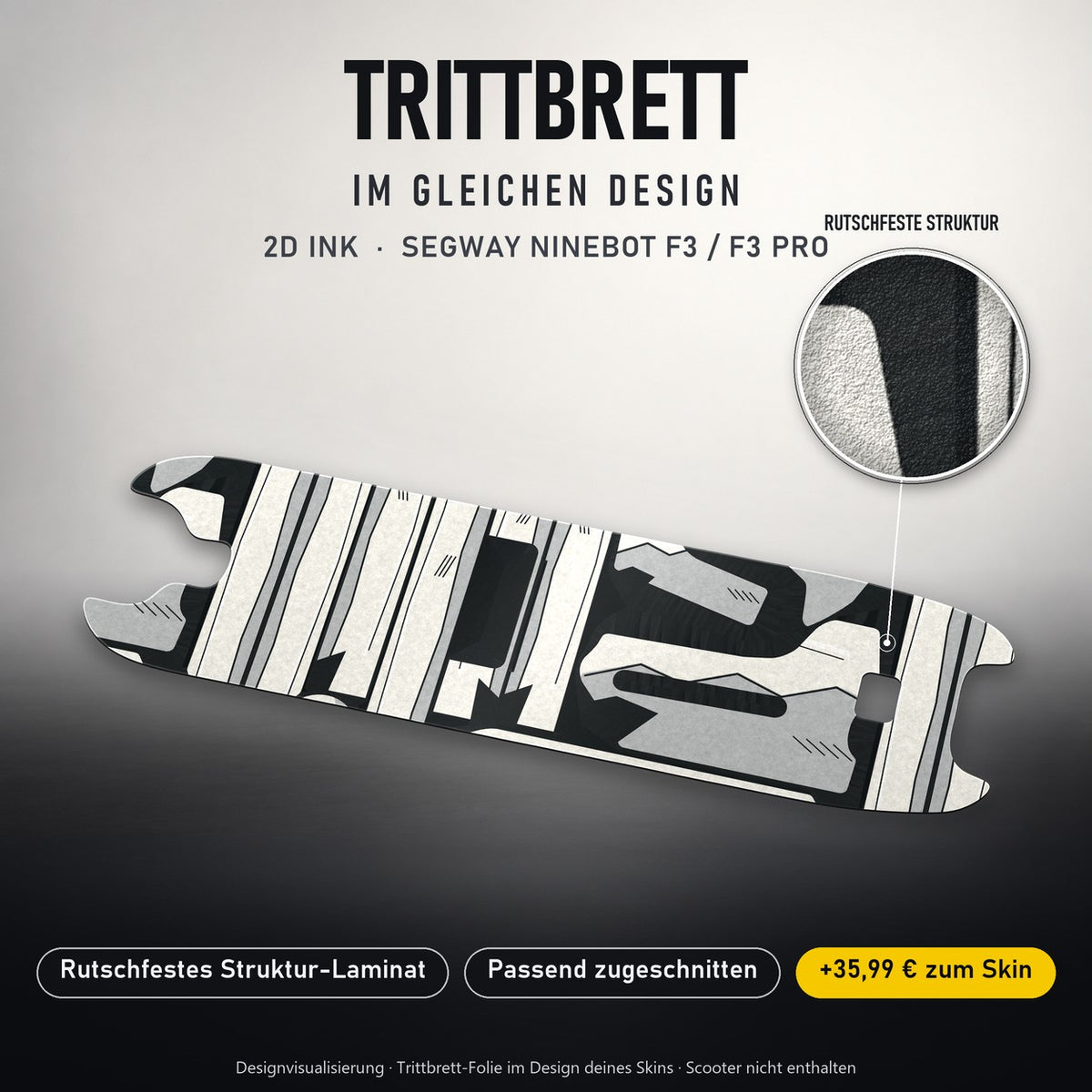 Trittbrett im gleichen Design – 2D INK