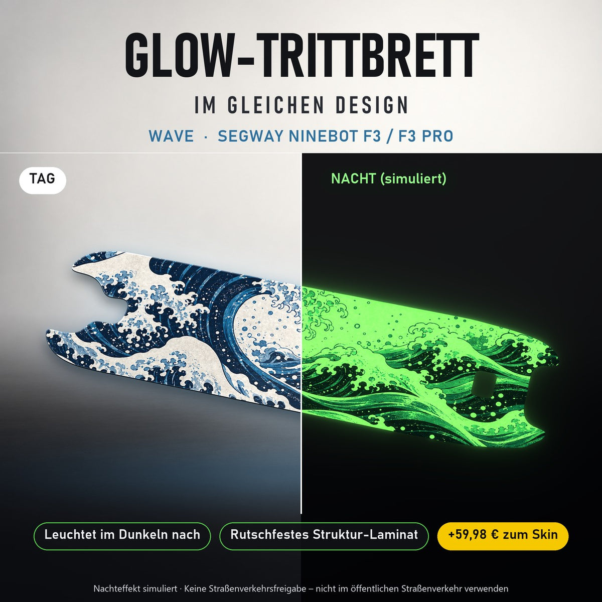 Glow-Trittbrett – WAVE, Tag/Nacht