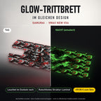 Glow-Trittbrett – SAMURAI, Tag/Nacht