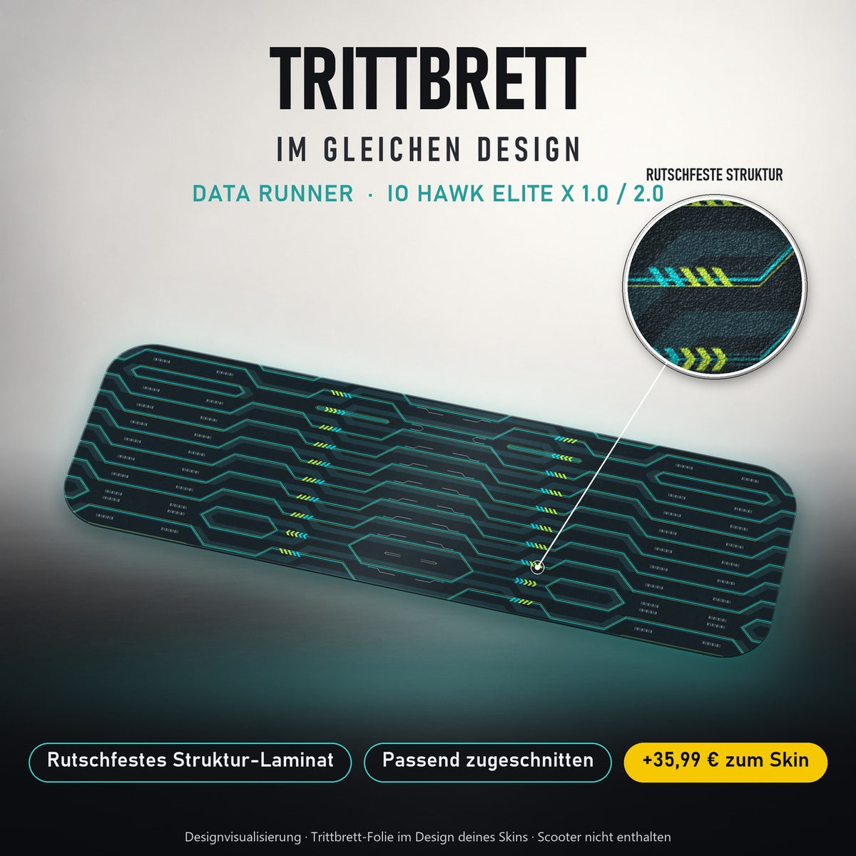 Trittbrett im gleichen Design – DATA RUNNER
