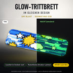 Glow-Trittbrett – SKY BLAST, Tag/Nacht