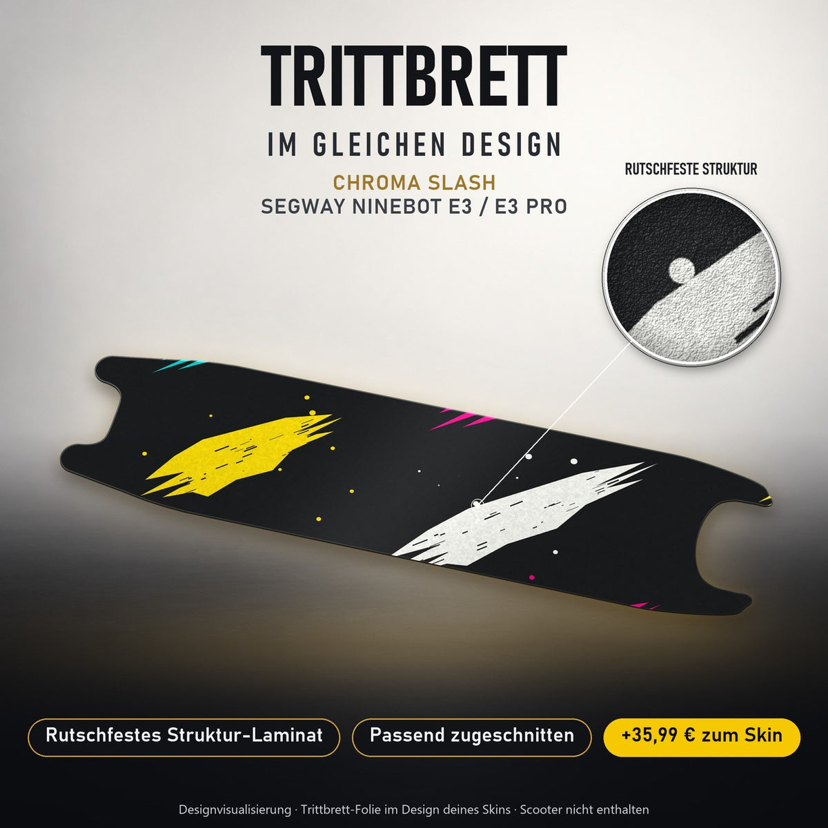 Trittbrett im gleichen Design – CHROMA SLASH