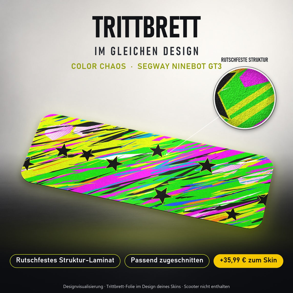 Trittbrett im gleichen Design – COLOR CHAOS