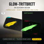 Glow-Trittbrett – CHROMA SLASH, Tag/Nacht