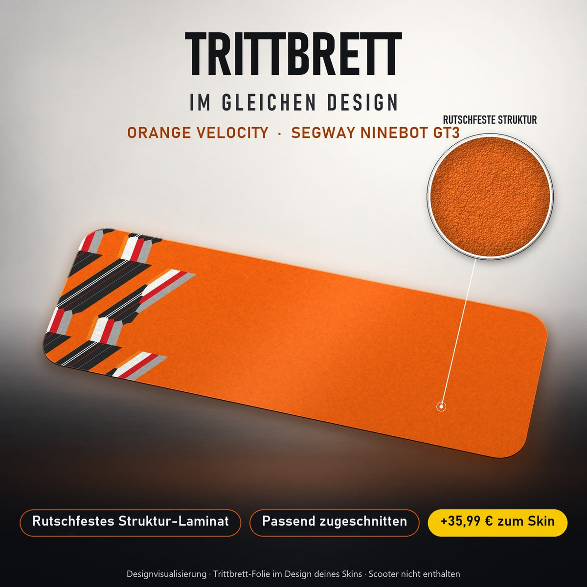 Trittbrett im gleichen Design – ORANGE VELOCITY