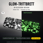 Glow-Trittbrett – MONO HEX, Tag/Nacht