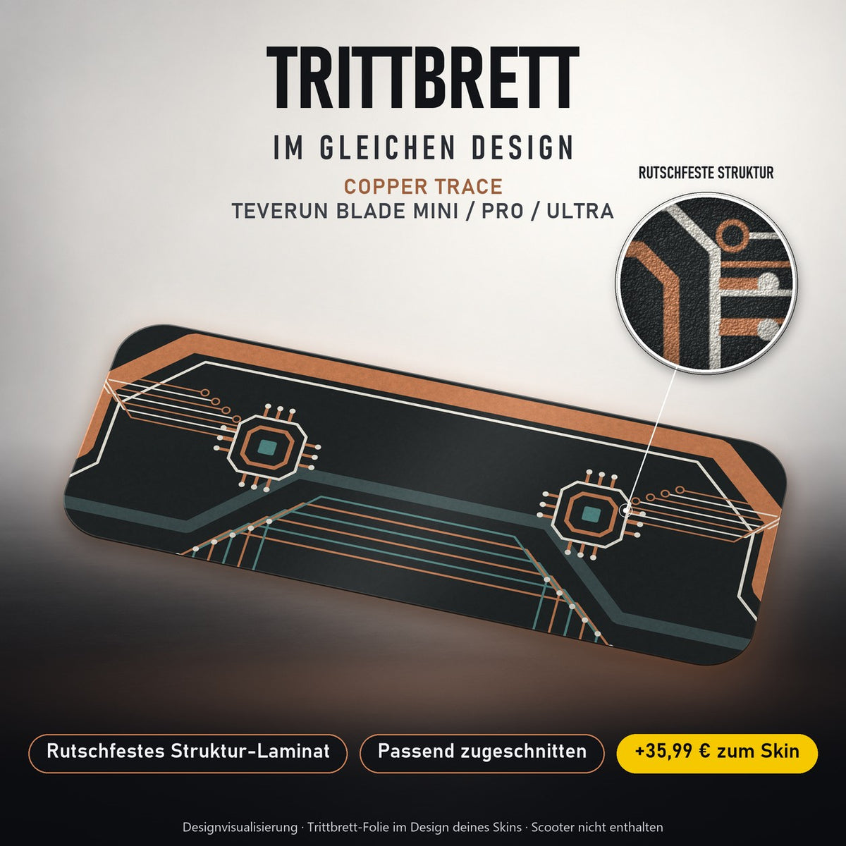 Trittbrett im gleichen Design – COPPER TRACE