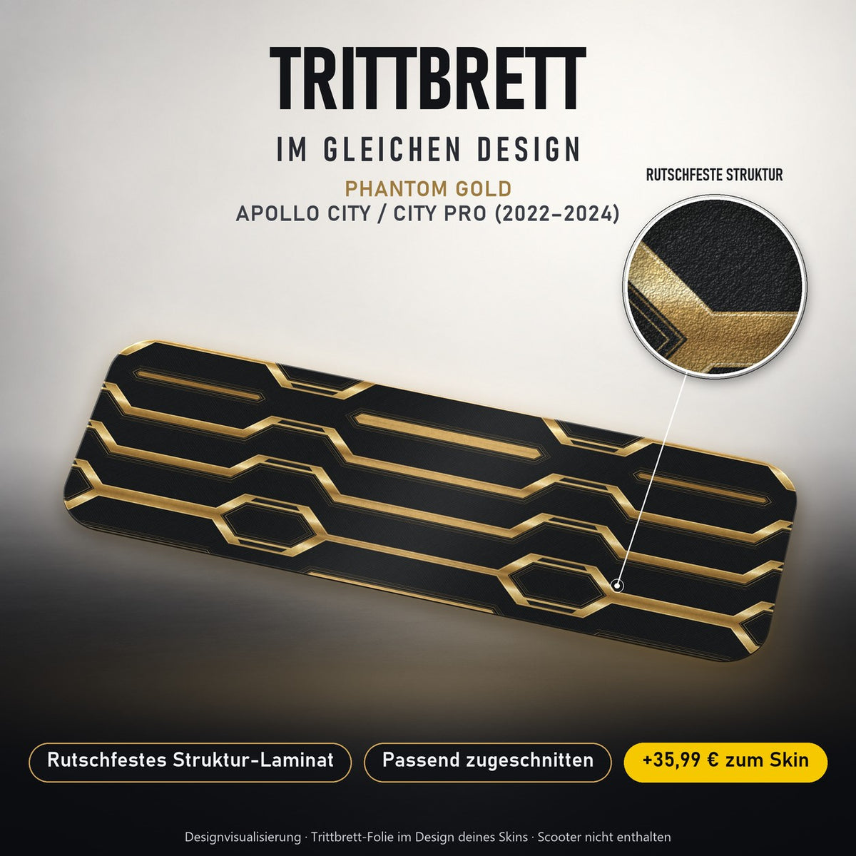 Trittbrett im gleichen Design – PHANTOM GOLD