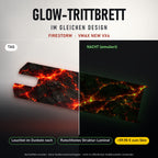Glow-Trittbrett – FIRESTORM, Tag/Nacht