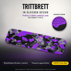 Trittbrett im gleichen Design – PURPLE CYBER CAMOUFLAGE