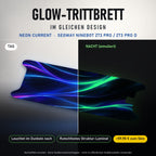 Glow-Trittbrett – NEON CURRENT, Tag/Nacht